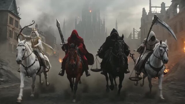 The Four Horsemen Of Revelation Appear As Signs Of The Coming Apocalypse