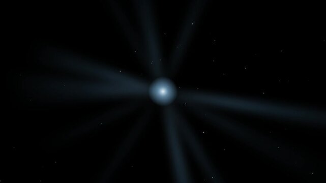Light Ray Dissolve Effect - 4K Glowing Beam Disintegration Animation With Cinematic Light Particles And VFX