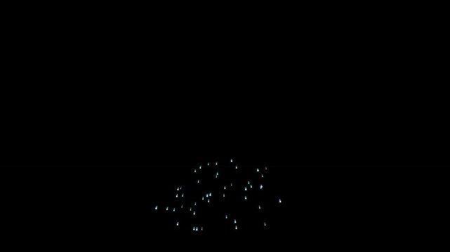 Water Splash Dissolve Effect With Dynamic Liquid Particles