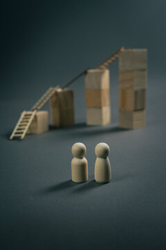 Two professionals observing career growth path and long term success strategy