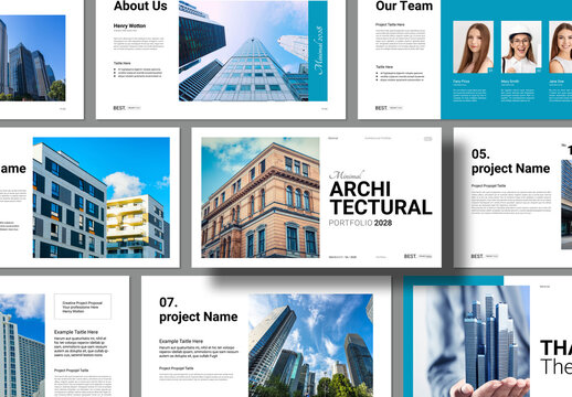 Minimal Architectural Portfolio Layout