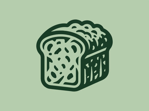 Fresh loaf of sliced bread icon