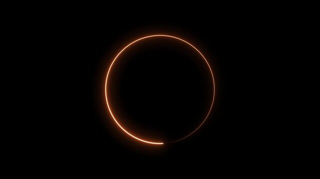 fiery circle ring of fire frame overlay on alpha channel, burning fire circle border frame.