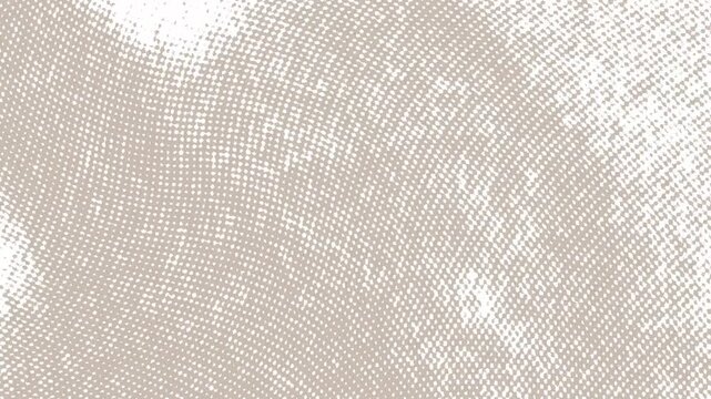 4K halftone dot texture background. Distressed grunge overlay with animated textured video effect.