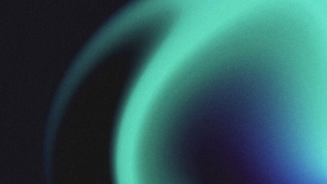 Textured grainy abstract background with soft flowing wavy fluid curves, smooth mint teal transitioning to deep navy blue against a black base.