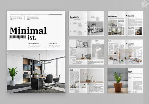 Minimalist Magazine Template
