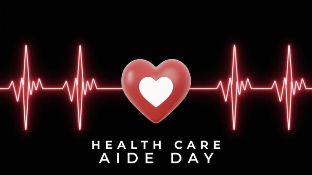 Health Care Aide Day Honoring the Compassionate Support of Healthcare Aides in Patient Care. Animation Video.
