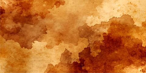 Fototapeta premium Coffee Stain Texture Abstract Coffee Stain Texture, resembling a watercolor wash or vintage paper, evoking a warm, earthy, and organic feel.