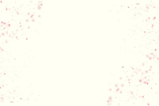 Elegant white background featuring soft red glitter and sparkling bokeh around the edges with large copy space in the center