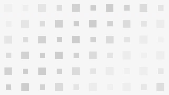 Minimalist white and gray squares animation, clean geometric motion graphic background