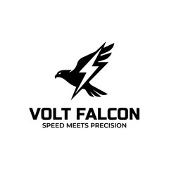 Naklejka premium High-speed raptor graphic for tech or sports branding.