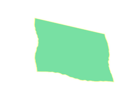 A textured light green rectangular shape with a subtle yellow border outline
