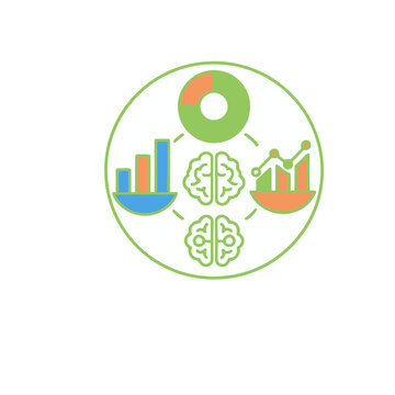 Brain and Data Analysis Icons