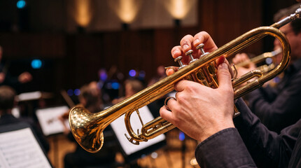 Fototapeta premium Trumpet Musician Brass Instrument