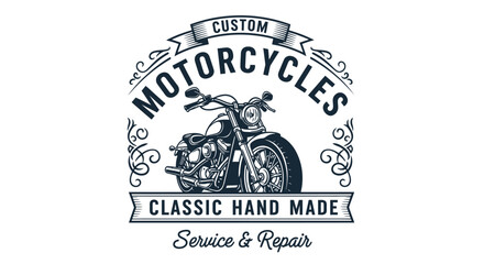 Obraz premium Vintage style vector logo illustration with classic design elements and retro typography for branding and commercial identity projects, provided in a scalable EPS format.