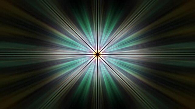 Animation VJ  loop of colorful center radial blurred shine ray animaion abstract background. Abstract motion background with shining lights.