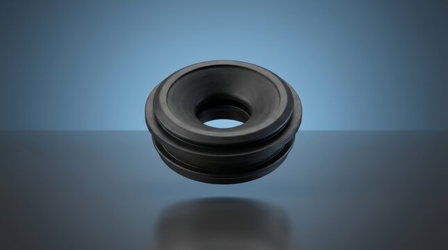 Cable entry grommet 3D render protective cable routing component for electrical enclosures wire management and abrasion resistance