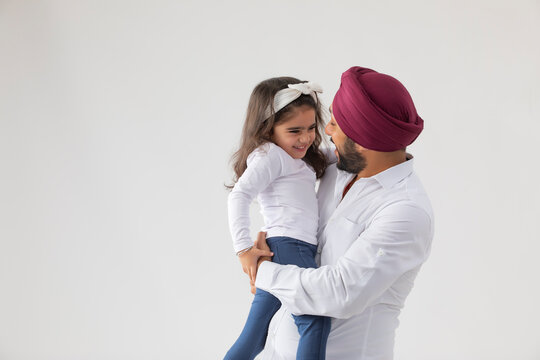 SIKH FATHER DAUGHTER DUO TALKING AND SPENDING TIME TOGETHER