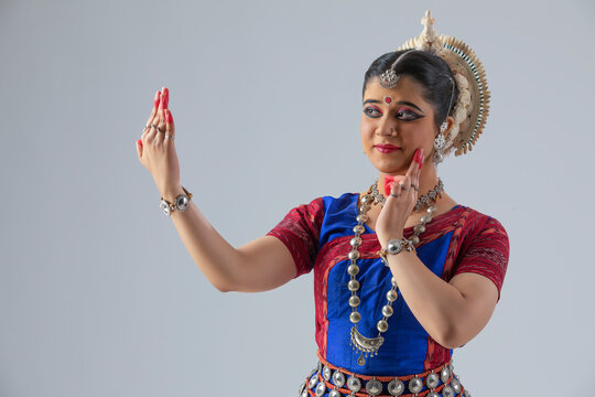 Odissi dancer striking a pose