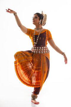 Odissi dancer striking a pose