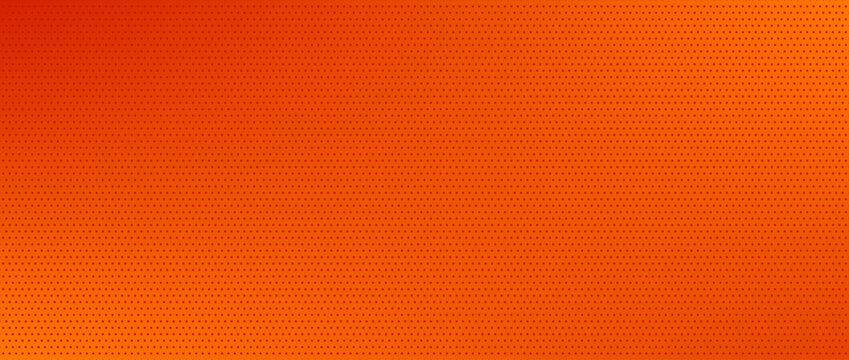 Dots halftone orange color pattern gradient texture with technology digital background. Dots pop art comics .Moderm simple with amazing dots art. Eps10