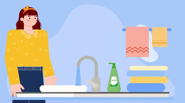 girl in the kitchen