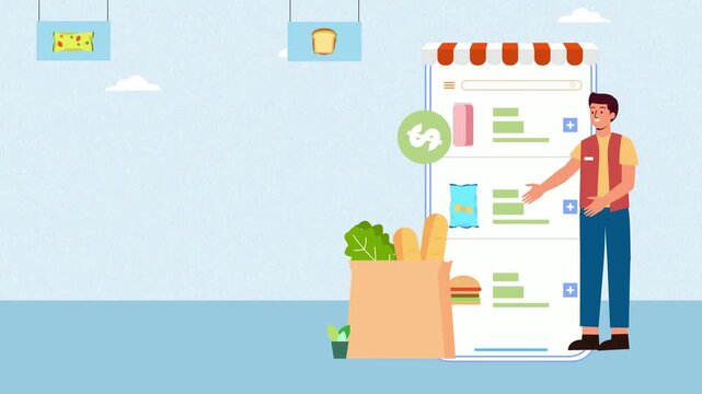 vector illustration of business graph