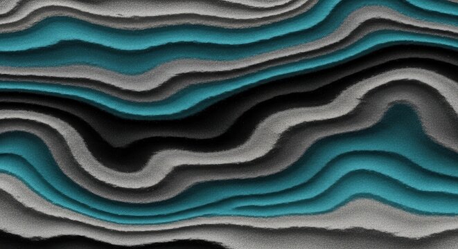 Abstract textured fabric with layered waves. Artistic background for design projects and creative visuals.