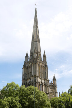 St Mary Redcliffe a Gothic parish church in Bristol, England,