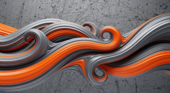 Close-up of colorful octopus tentacles on textured surface. Marine animal with vibrant orange and gray hues, detailed and dynamic.