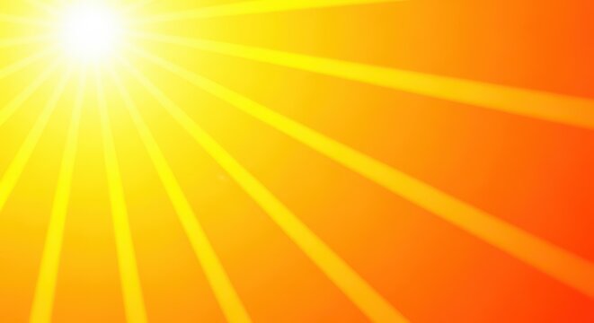 Bright Sunlight with Sun Rays. Vibrant natural light illuminating the scene. Warm, energetic outdoor environment for summer or daytime themes.