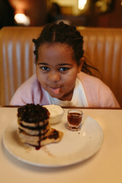 Breakfast in a Retro 1970s Diner