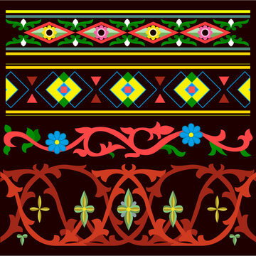 Traditional Floral & Tribal Engraving Set 