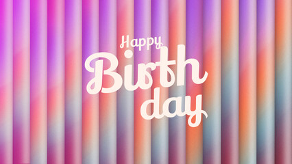 Fototapeta premium Happy birthday party celebration with colorful decor and joyful atmosphere