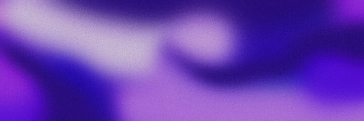 Abstract background, with a soft, grainy texture featuring, blended gradients of, deep royal purple, violet, and bright, light lavender color tones