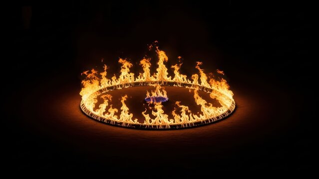 Ring of Fire in Darkness