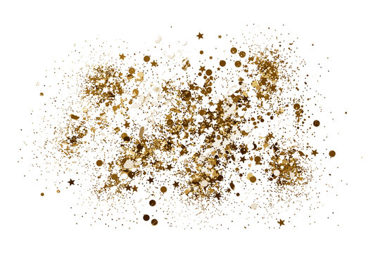 Gold Confetti Explosion
