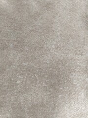 Fototapeta premium Light beige short plush fur texture soft velour surface Cream taupe sherpa style fur background close up Soft beige cropped fur texture natural pile detail
