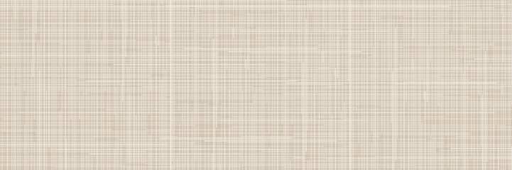 Beige Linen fabric texture. Seamless woven textile pattern with natural flax fibers, subtle crosshatch structure and minimalist background. © Tatiana