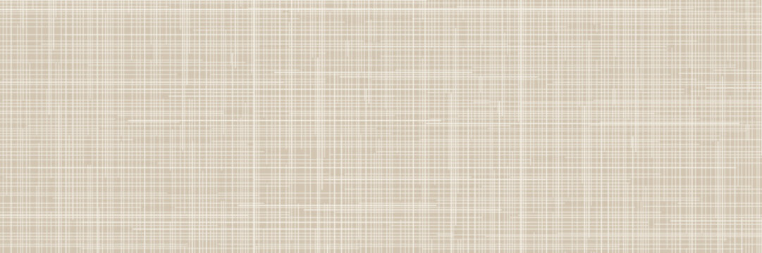 Beige Linen fabric texture. Seamless woven textile pattern with natural flax fibers, subtle crosshatch structure and minimalist background.