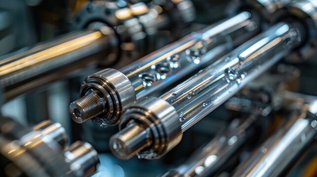 Documentary photo of piston rod on sorting machine Canon EOS R5 50mm f4