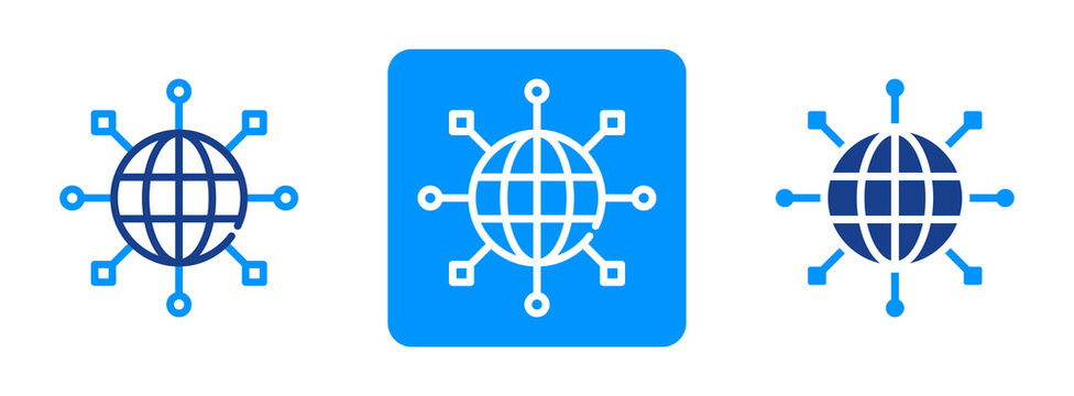 Behance Network Icon In Dual Tone Style