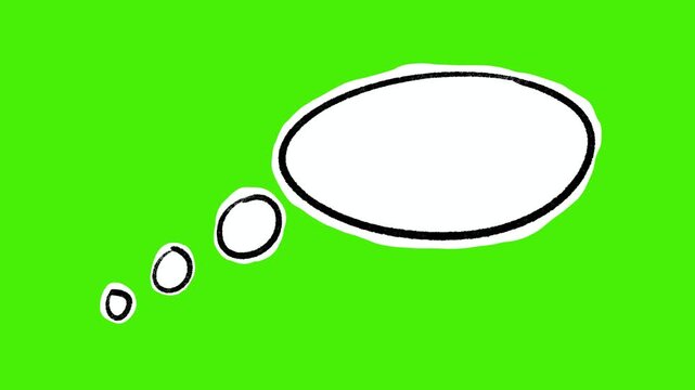 Animated Thought Bubble Cartoon Icon