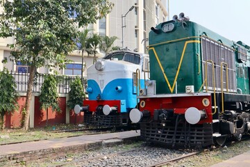 インド　コルカタの機関車 © mikeikiru