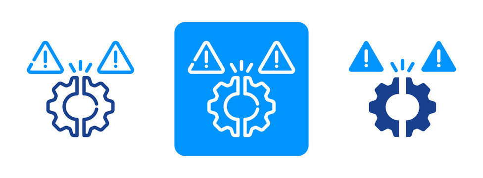 Disruption System Icon In Dual Tone Style