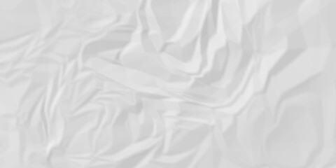 Obraz premium Crumple crushed white page paper obsolete rumple craft design. wrinkle ragged ripped cardboard crumple aged closeup recycled document grunge paper background.