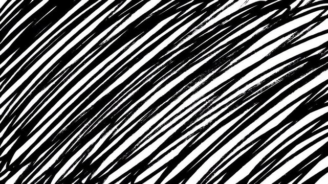 Dynamic Abstract Hand Drawn White Scribble Lines Motion Graphic Background Artistic Sketch Animation Video 4K