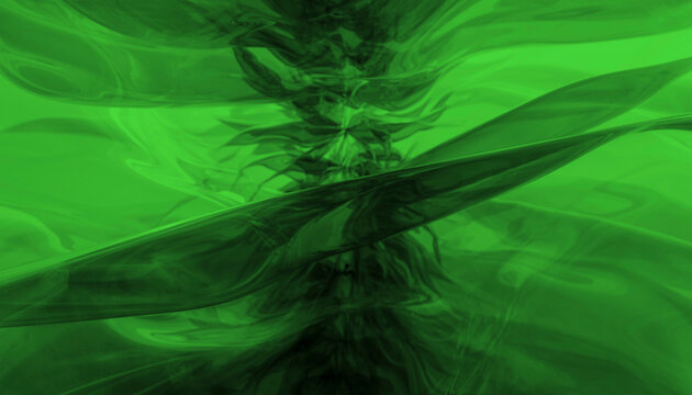Green abstract flowing texture for environmental concept