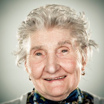 Portrait of an elderly lady