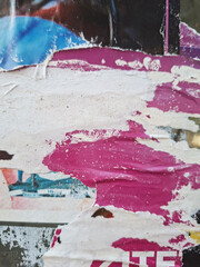 Torn and ripped urban textured paper poster grungy background © DaliCeMedia